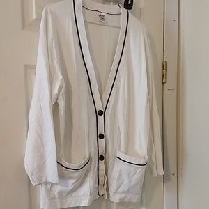 Aileen White Cardigan
